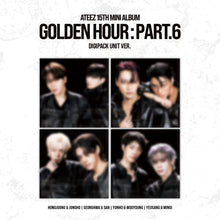 Load image into Gallery viewer, [PREORDER] ATEEZ 15th Mini Album 'GOLDEN HOUR : Part.6' (Digipack Unit Ver.)

