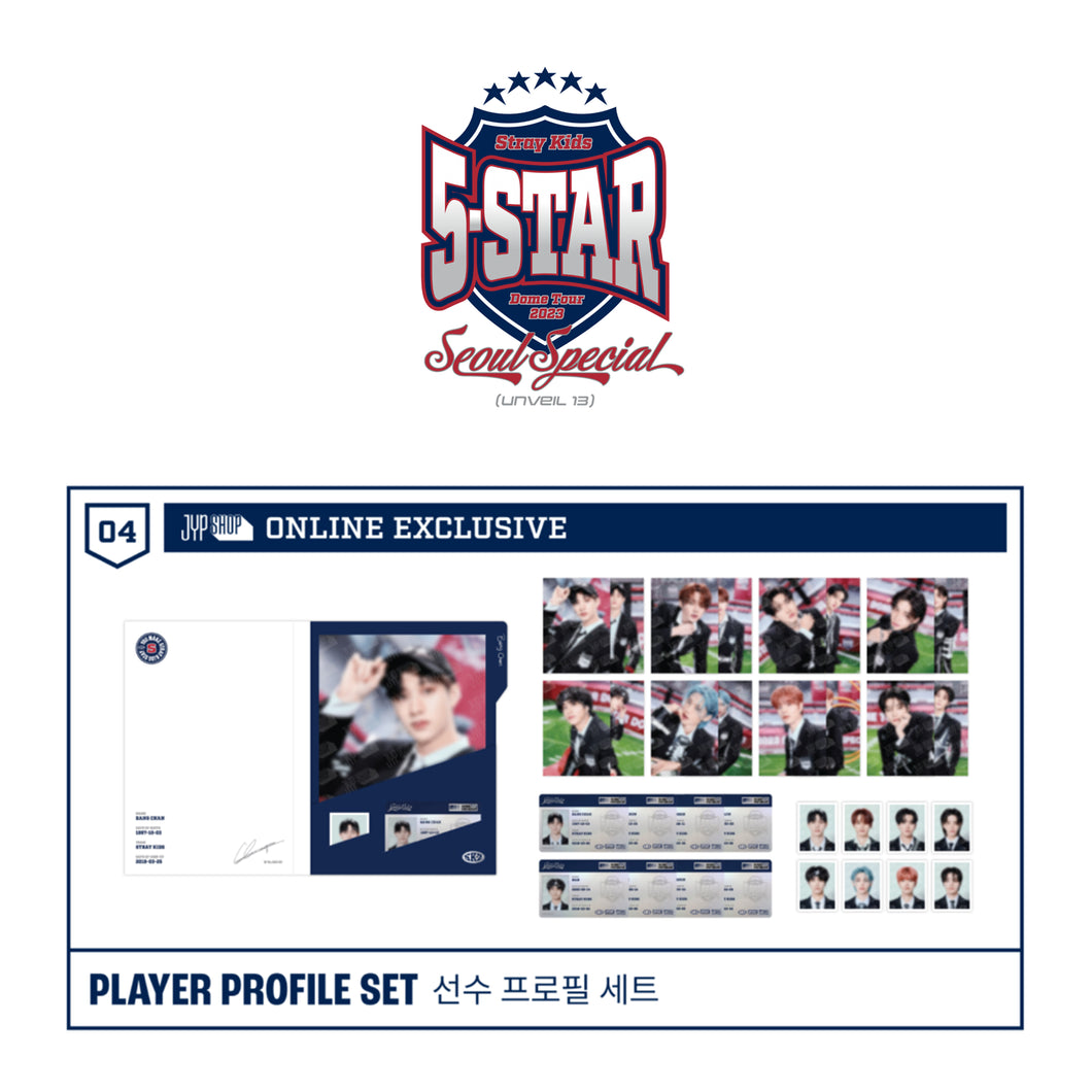Stray Kids 5-STAR Dome Tour 2023 Seoul Special (UNVEIL 13) MD - Player Profile Set