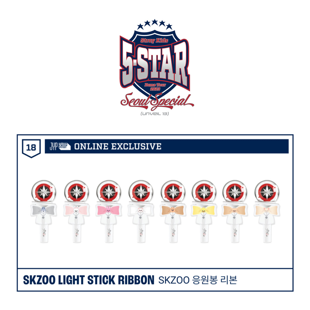Stray Kids 5-STAR Dome Tour 2023 Seoul Special (UNVEIL 13) MD - SKZOO Light Stick Ribbon