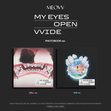 Load image into Gallery viewer, MEOVV 1st EP Album &#39;MY EYES OPEN VVIDE&#39; (Photobook Ver.)
