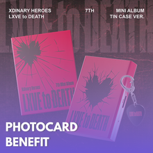Load image into Gallery viewer, [PREORDER] Xdinary Heroes 7th Mini Album &#39;LXVE to DEATH&#39; (MD Ver.) + Store Benefit
