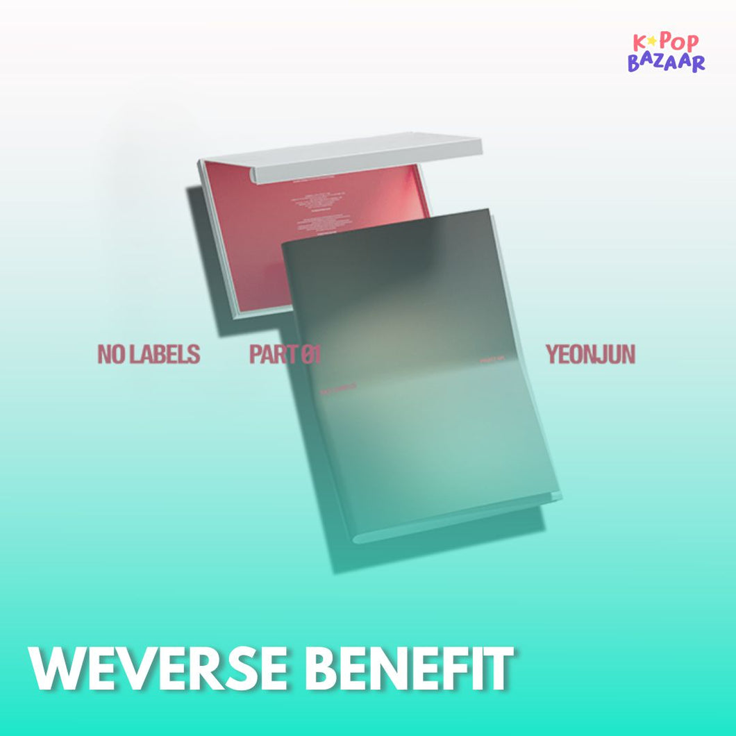 [PREORDER] YEONJUN 1st Mini Album 'NO LABELS: PART 01' (Weverse Albums Ver.) + Weverse Shop Benefit