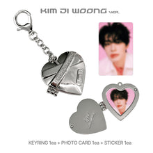 Load image into Gallery viewer, ZEROBASEONE 5th Mini Album ‘BLUE PARADISE’ Official Pop-Up MD - Heart Pendant Keyring
