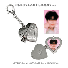 Load image into Gallery viewer, ZEROBASEONE 5th Mini Album ‘BLUE PARADISE’ Official Pop-Up MD - Heart Pendant Keyring
