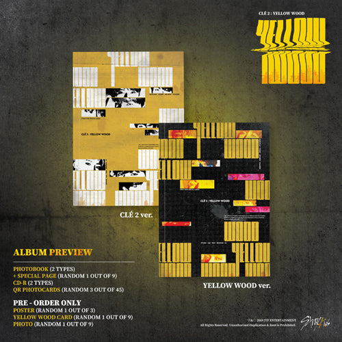 Stray Kids Cle 2: Yellow Wood Album - Regular Edition