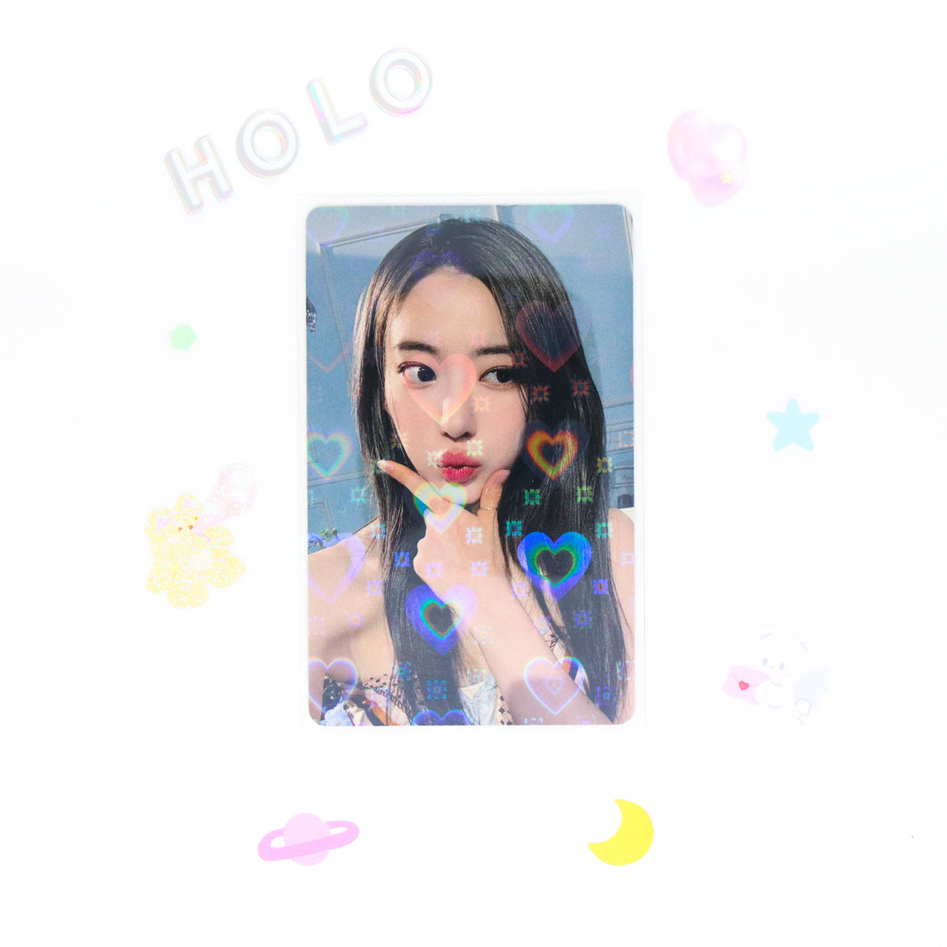 Pixel Heart - Kpop Photocard Holographic Sleeves (57x89mm)
