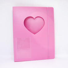 Load image into Gallery viewer, A5 Solid Heart 6-Ring Photocard Binder
