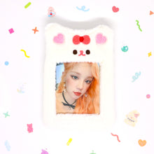 Load image into Gallery viewer, Fluffy Animal Photocard Holder Keyring
