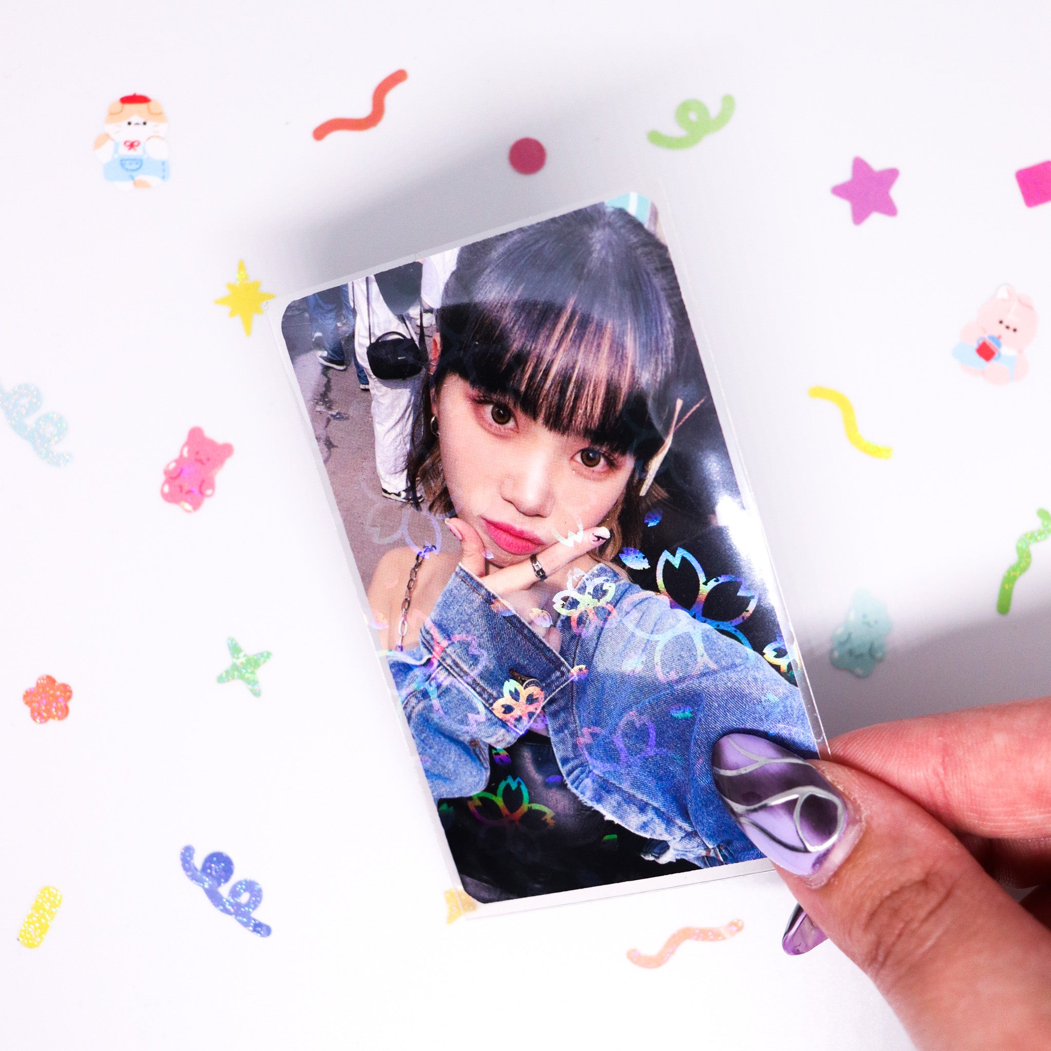 Big Sakura - K-Pop Photo Card Holographic Sleeves (57x89mm) – K-POP BAZAAR