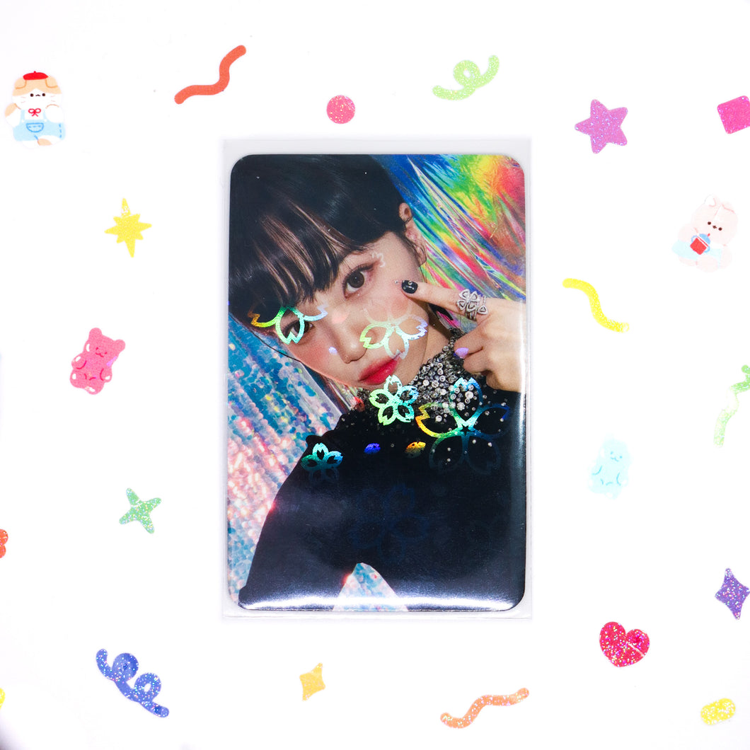 Big Sakura - K-Pop Photo Card Holographic Sleeves (57x89mm)