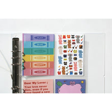 Load image into Gallery viewer, BE ON D After Rain Deco Pocket A5 Wide Binder Refill (Double Sided)
