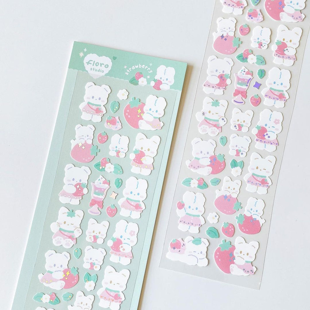 Floro Sticker - Strawberry