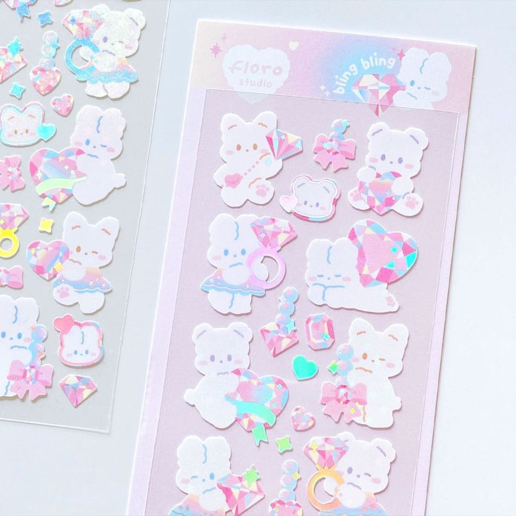 Floro Sticker - Bling Bling