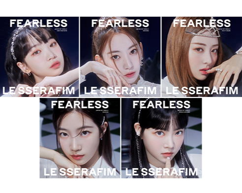 Le Sserafim Japan Debut Single 'Fearless' (Member Solo Jacket Version)