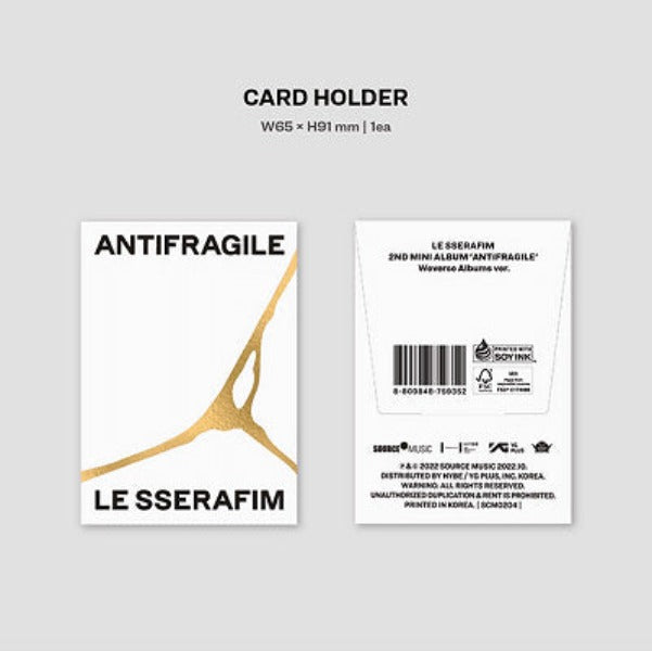 LE SSERAFIM 2nd Mini Album 'ANTIFRAGILE' (Weverse Albums Ver) – K