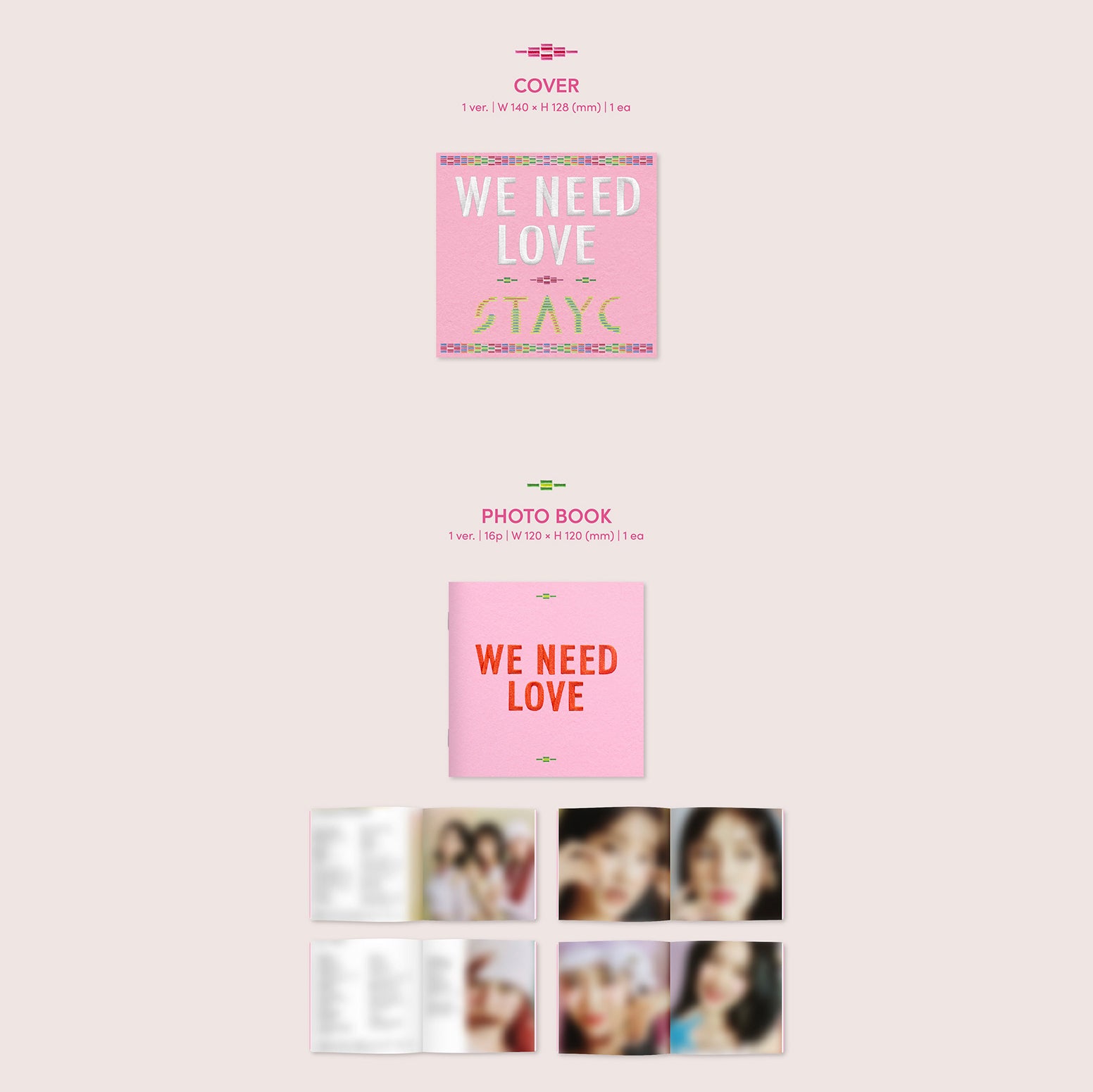 STAYC 3rd Single Album 'We Need Love' (Digipack Limited Ver.) – K