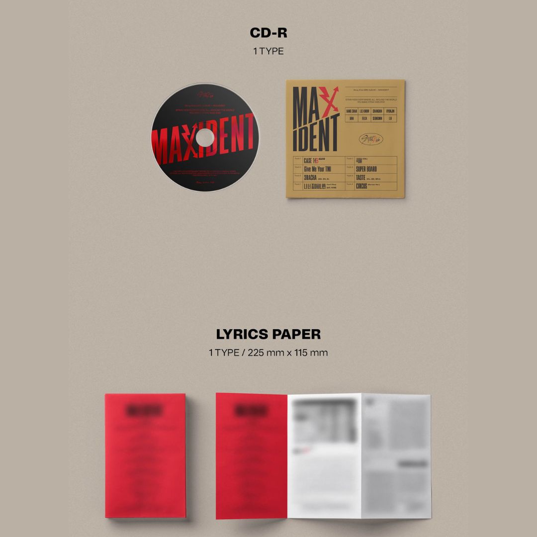 Stray Kids 7th Mini Album 'Maxident' - Case Version (Random