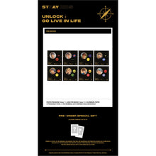 Load image into Gallery viewer, Stray Kids Pin Badge &#39;UNLOCK : GO LIVE IN LIFE&#39;
