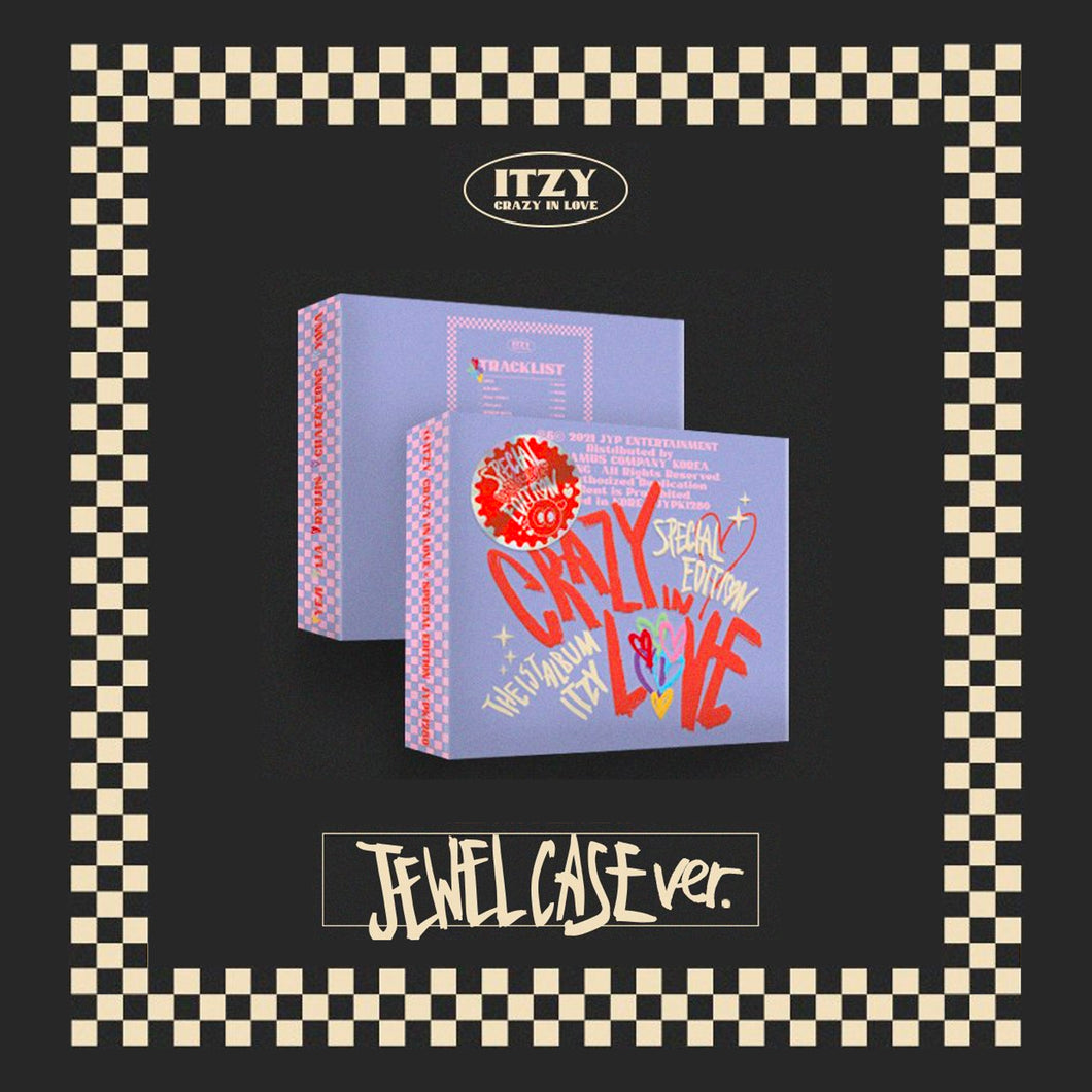 ITZY 1st Full Album 'Crazy in Love' - Special Edition (Jewel Case Version)