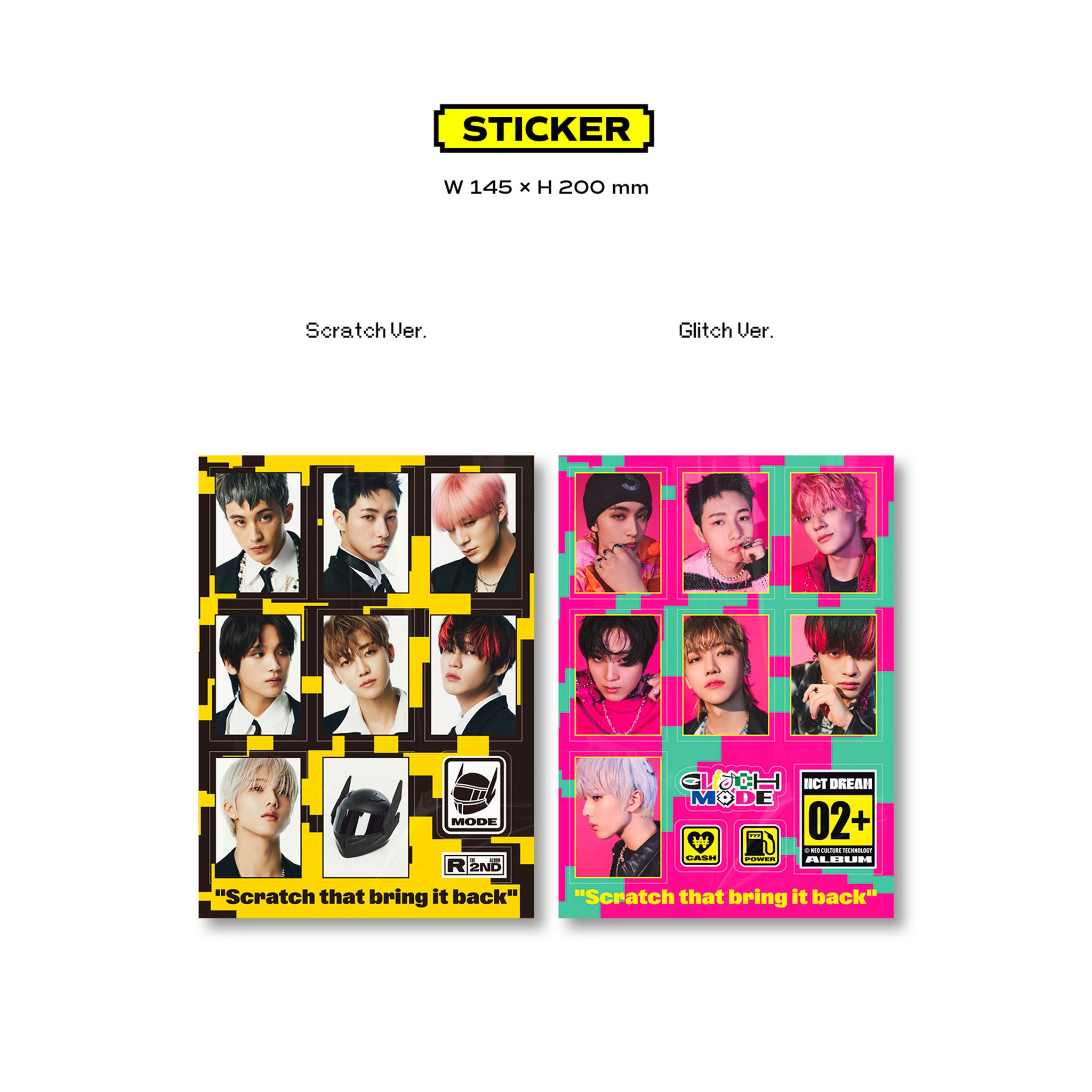 NCT DREAM ラキドロ 全員 7枚セット glitch mode NCT DREAM The 2nd Album『Glitch Mode』mu-mo SHOPオリジナル