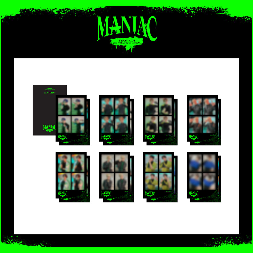 Stray Kids Maniac 2nd World Tour in Seoul MD - 4 Cut Photo Set