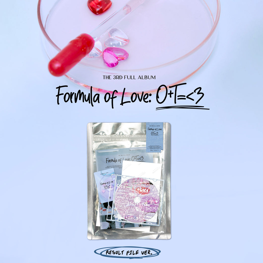 Twice 3rd Full Album 'Formula of Love: O+T=<3' (Result File Ver.)