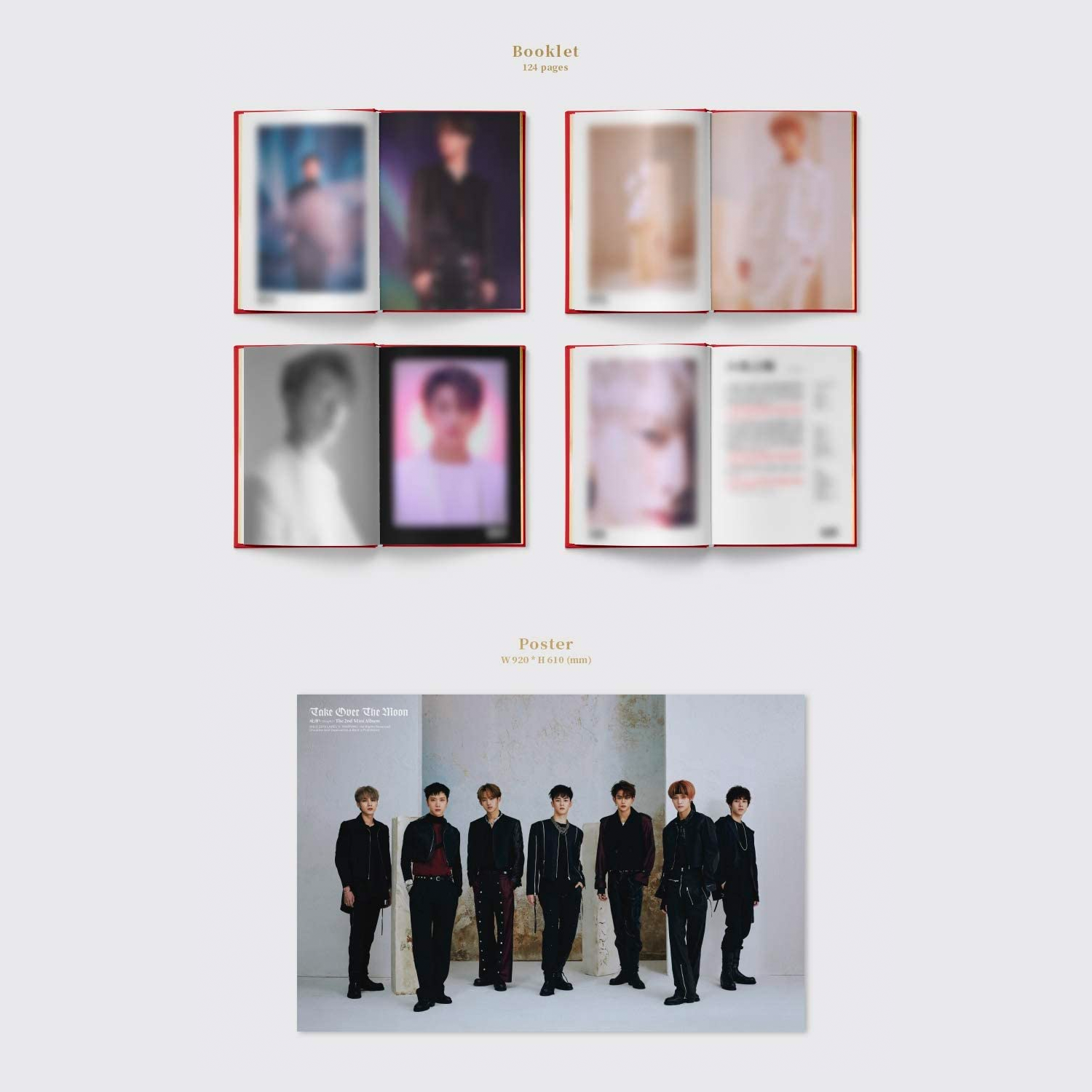 威神V (WayV) Take Over The Moon　新品未開封 WAYV - WAYV Take Over The Moon 2nd Mini Album CD+Photo Book+